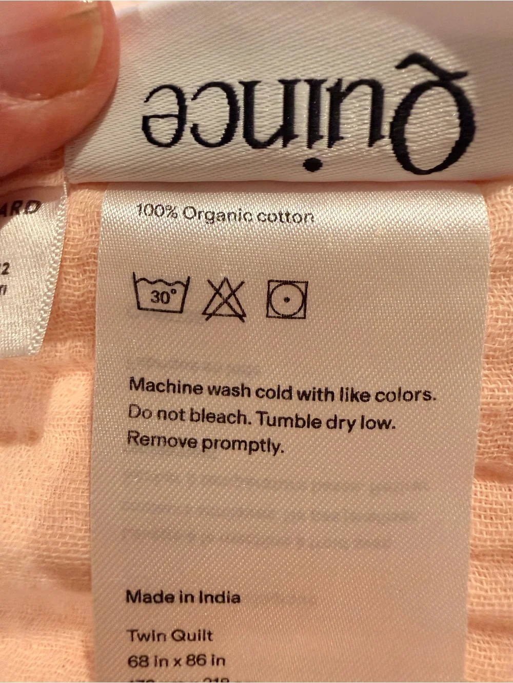 Quince Organic Cotton Gauze Dream Quilt